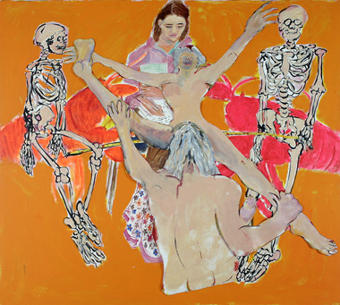 Elizabeth Cope: Generation gap, 2006, oil on canvas, 213.4 x 274.3 cm